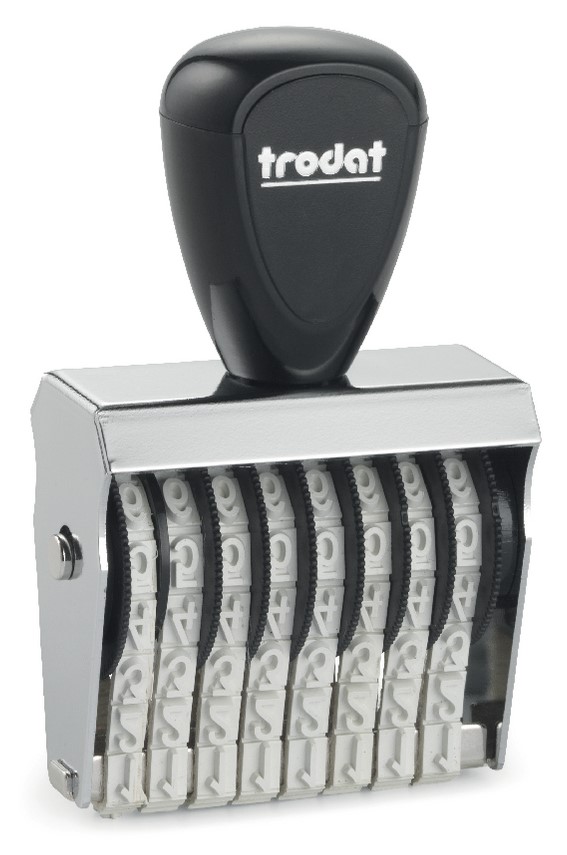Trodat 1558 Classic Line 8 Band Number Stamp