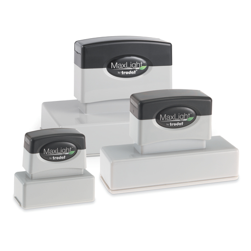 Maxlight XL Line of Pre-Inked Stamps