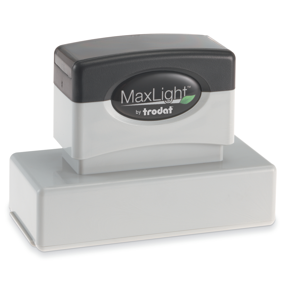 Delaware Notary Maxlight XL2-185 Rectangle Pre-Inked Stamp