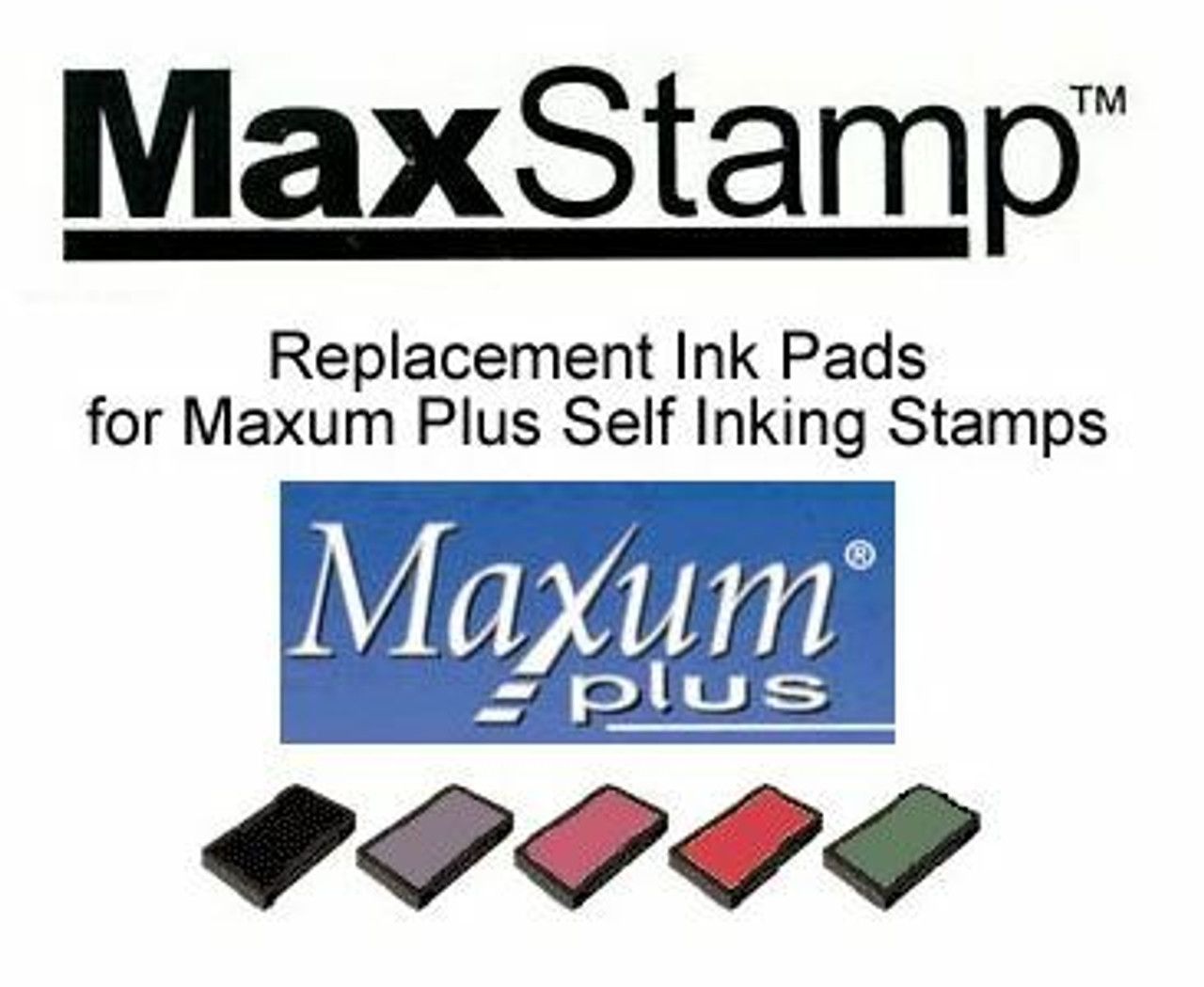 MaxStamp Replacement Ink Pads