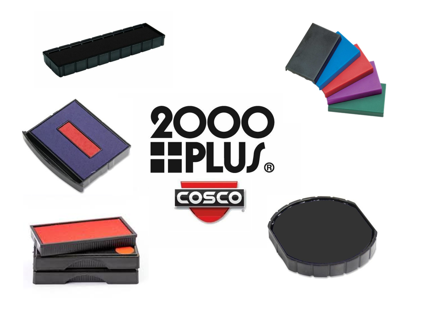 2000 Plus Cosco Replacement Ink Pads