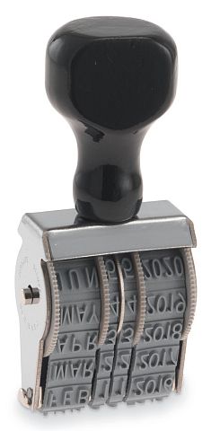 BD2 JustRite Manual Band Dater Stamp Size 2 Character Size 3/16&quot;
