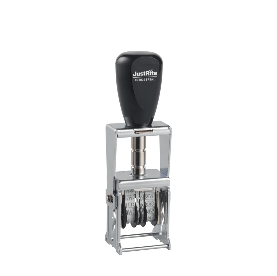 JustRite Metal Self Inking Line Dater Stamp SID-0