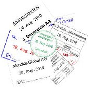 Ideal 4000-A Dater Stamp Replacement Die Plate