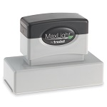 Montana Notary Maxlight XL2-185 Rectangular Pre-Inked Stamp