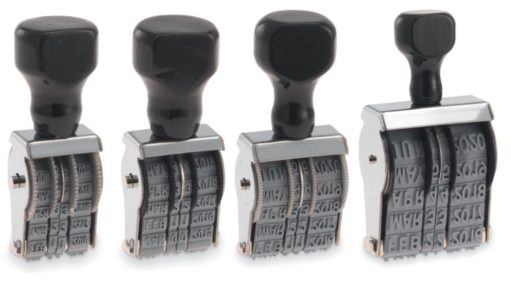 JustRite Manual Band Dater Stamps