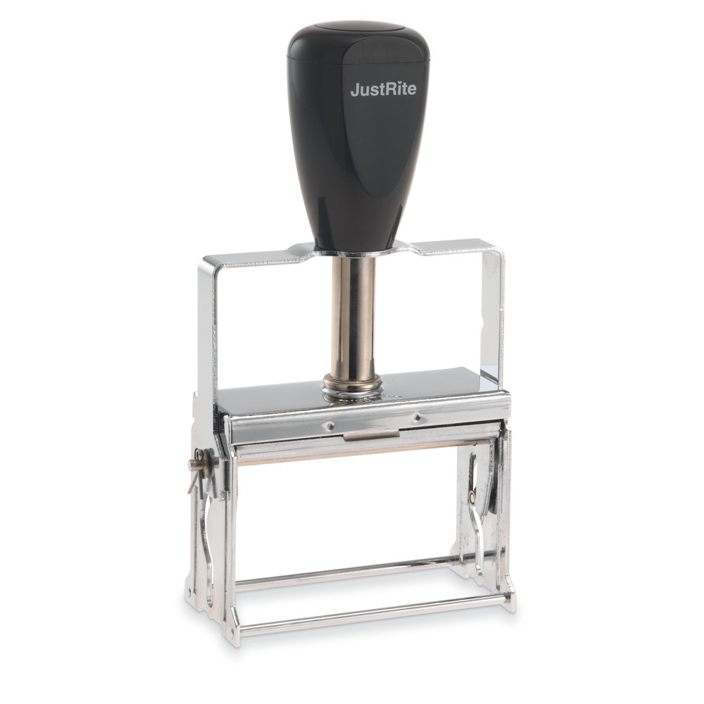 Justrite Metal Self Inking Stamp SI2 34-PL