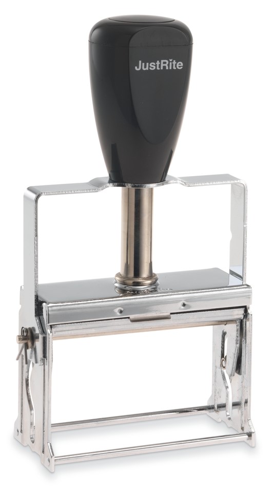 Justrite Metal Self Inking Stamp SI2 34-PL