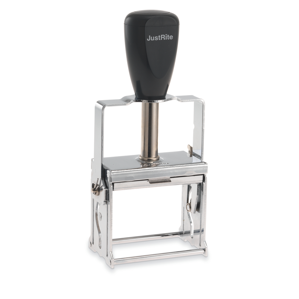 Justrite Metal Self Inking Stamp SI2 42-PL