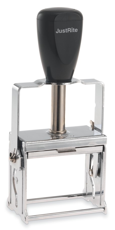 Justrite Metal Self Inking Stamp SI2 42-PL
