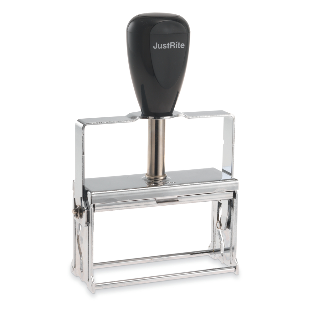 Justrite Metal Self Inking Stamp SI2 44-PL