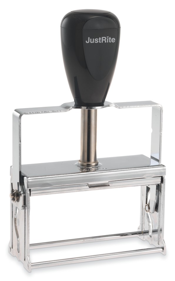 Justrite Metal Self Inking Stamp SI2 44-PL