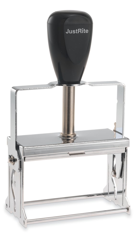 Justrite Metal Self Inking Stamp SI2 54-PL