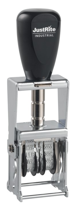 JustRite Metal Self Inking Line Dater Stamp SID-0