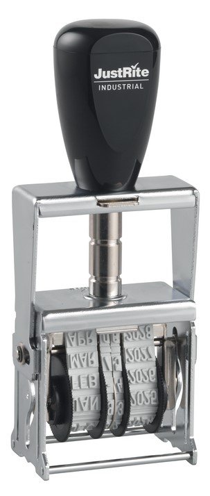 JustRite Metal Self Inking Line Dater Stamp SID-2