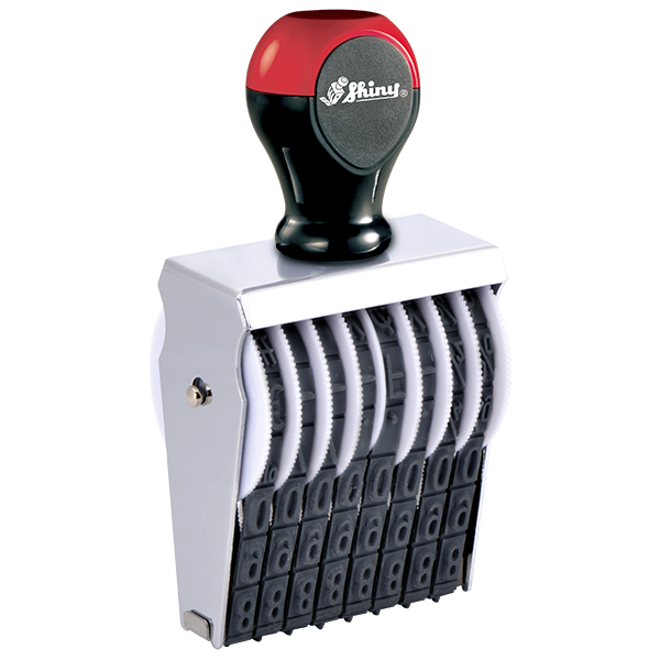 Shiny Manual Number Stamps Size 3 Character size 5/16"