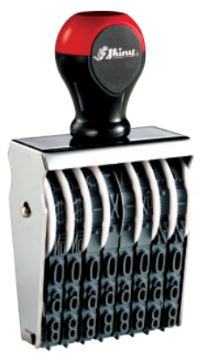 Shiny Manual Number Stamps Size 4 Character size 7/16"