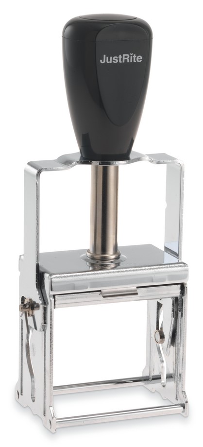 Justrite Metal Self Inking Stamp SI 41-PL