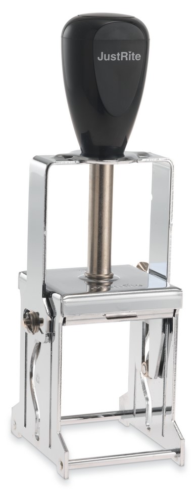 Justrite Metal Self Inking Stamp SI 92-PL