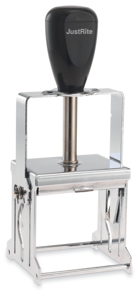 Justrite Metal Self Inking Stamp SI 93-PL