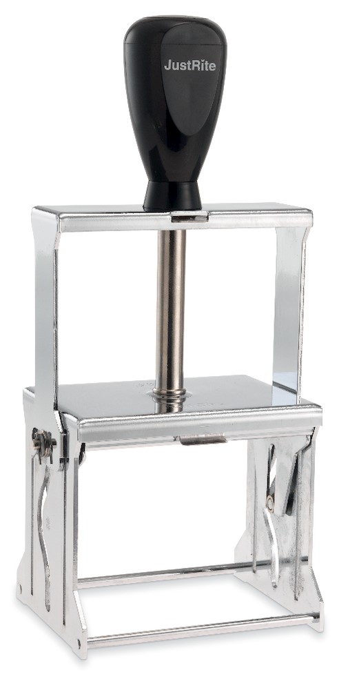 Justrite Metal Self Inking Stamp SI 104-PL