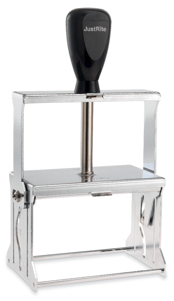 Justrite Metal Self Inking Stamp SI 105-PL
